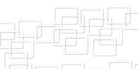 Abstract illustration of randomly arranged gray rectangle frames, Abstract seamless modern white and gray color technology concept geometric line.squares shapes with line technology line vector .