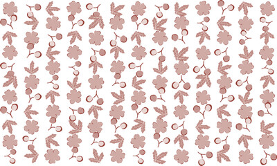 Tropical seamless pattern featuring hibiscus blooms and monstera foliage. Ideal for textile prints, wallpapers, wrapping paper, and summer designs