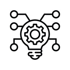 Obraz premium Conceptual lightbulb illustrating ideas and solutions for connection and innovation