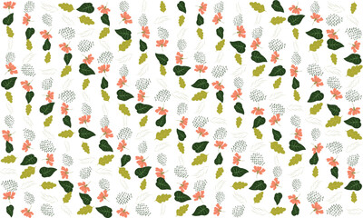 WebSeamless botanical design with tropical hibiscus and monstera. Perfect for vibrant summer backgrounds, wallpapers, fabric, and creative surface patterns.