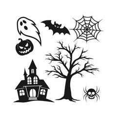 spooky halloween house