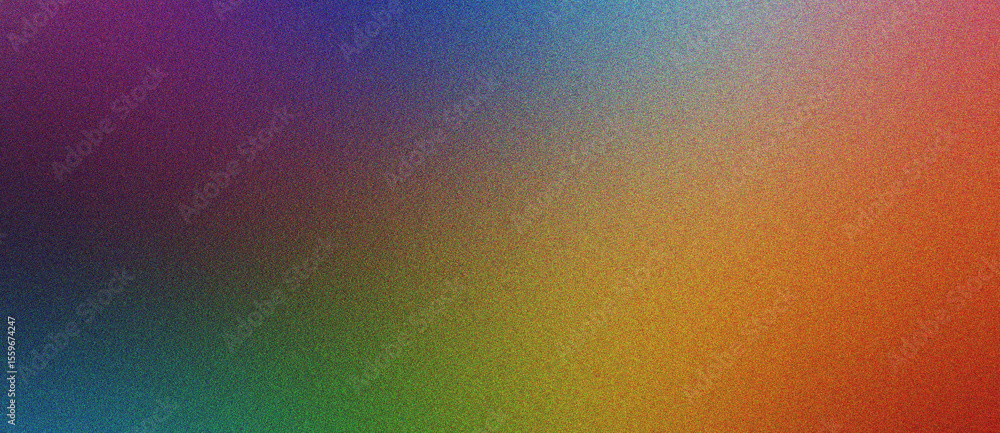Poster green, khaki and indigo gradient grainy noise texture layout featuring dreamy faded blur and soft gr