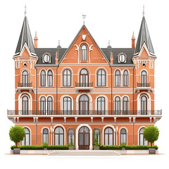 Obraz premium old town building 