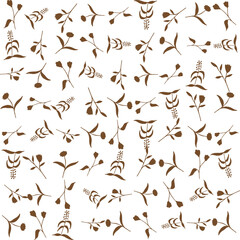 Tropical seamless pattern featuring hibiscus blooms and monstera foliage. Ideal for textile prints, wallpapers, wrapping paper, and summer designs