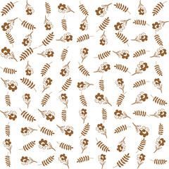 Tropical seamless pattern featuring hibiscus blooms and monstera foliage. Ideal for textile prints, wallpapers, wrapping paper, and summer designs