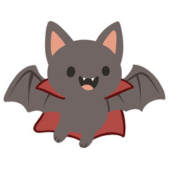 cute bat halloween clipart