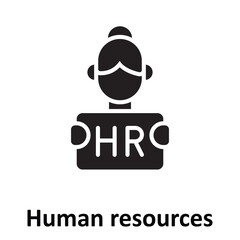 Human resources Vector Icon which can easily modify or edit