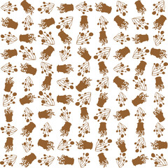 Seamless botanical design with tropical hibiscus and monstera. Perfect for vibrant summer backgrounds, wallpapers, fabric, and creative surface patterns