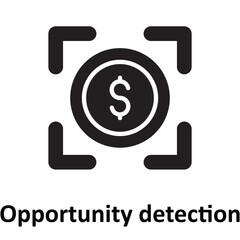Opportunity detection Vector Icon which can easily modify or edit