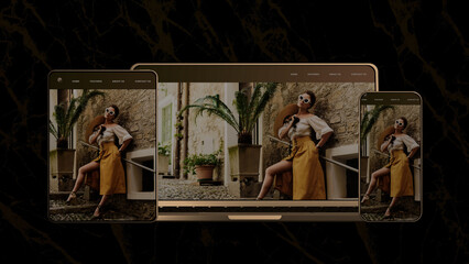 Elegant Fashion Web Promo Multi Device Showcase