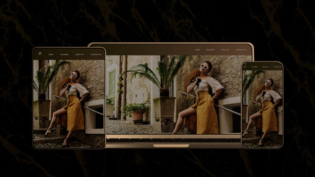 Elegant Fashion Web Promo Multi Device Showcase