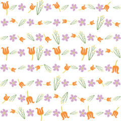 Seamless botanical design with tropical hibiscus and monstera. Perfect for vibrant summer backgrounds, wallpapers, fabric, and creative surface patterns