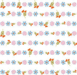 Seamless botanical design with tropical hibiscus and monstera. Perfect for vibrant summer backgrounds, wallpapers, fabric, and creative surface patterns