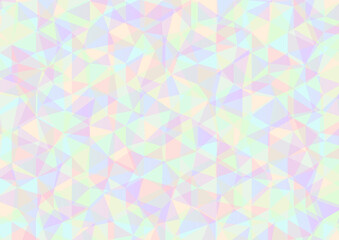 ポリゴン ホログラム タイル フィルム 背景素材 カラフル