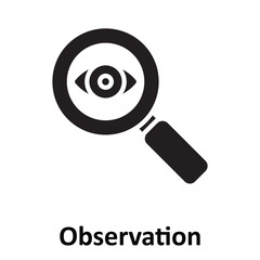 Observation Vector Icon which can easily modify or edit