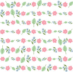 Seamless botanical design with tropical hibiscus and monstera. Perfect for vibrant summer backgrounds, wallpapers, fabric, and creative surface patterns