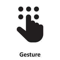 Gesture Vector Icon which can easily modify or edit