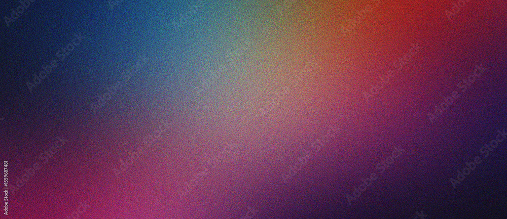 Poster pink, indigo and cyan gradient noise texture soft and clean background with abstract dreamy impressi