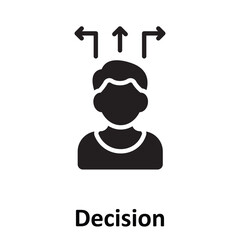 Decision Vector Icon which can easily modify or edit