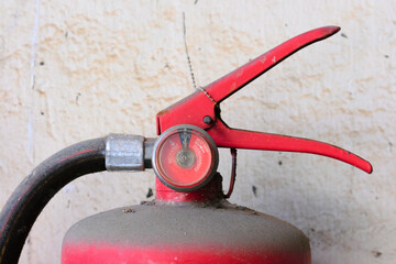 red fire extinguisher