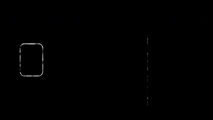 animation Super 8 mm empty cinema film with dust, lights and scratches. 