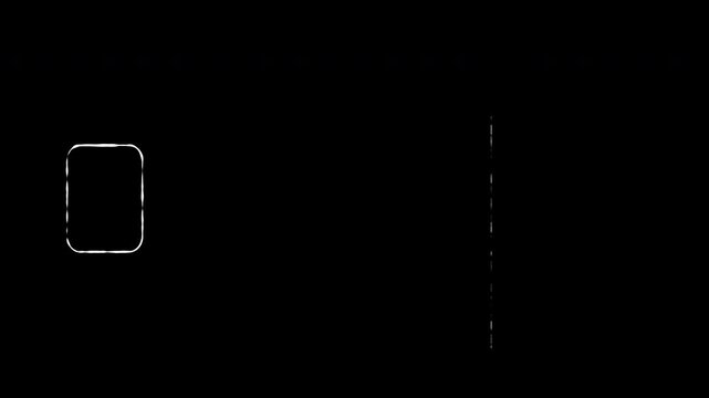 animation Super 8 mm empty cinema film with dust, lights and scratches. 