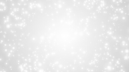 白く輝く粒子が爆発的に広がる空間