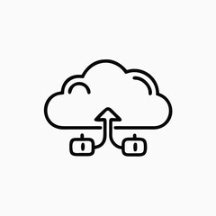 cloud computing icon 