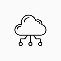 cloud computing icon 