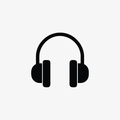 headphone icon headset sign design