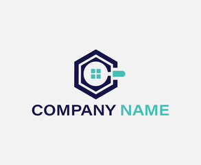 Fototapeta premium Modern, Abstract clean and modern logo