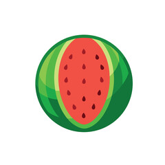 watermelon vector illustration