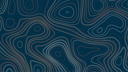 Abstract topography lines background.
