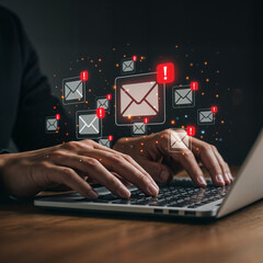 Cybersecurity and Data Security Alerts on Digital Interface