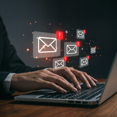 Cybersecurity and Data Security Alerts on Digital Interface