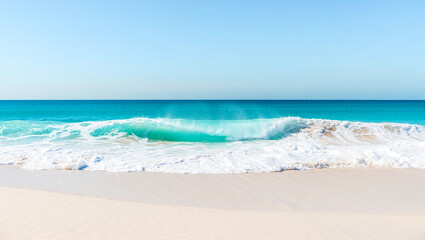 Fototapeta premium waves on the beach