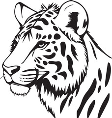 Majestic Tiger Silhouette