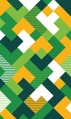 Modern background pattern of abstract geometric shapes