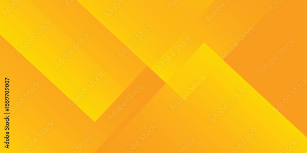 Poster Orange and yellow abstract geometric background with dynamic shapes. modern design vector eps10
