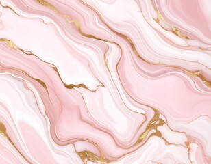 パステルピンクのマーブル柄　背景素材