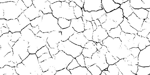 Black grunge texture. Texture of scratches, cracks, chips. Monochrome abstract grunge background. Black and white pattern of old surface.