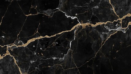 Elegant marble gold with black background with luxury texture, abstract gold veins on white stone surface, shiny marble pattern, high quality decorative design, modern luxury backdrop	
