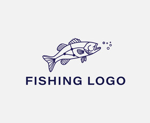 Fishing logo design