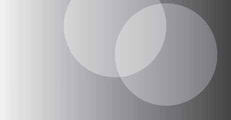 Elegant gradient background features two softly blended translucent white circles against a smooth grayscale backdrop, creating a modern and minimalist aesthetic with layered shapes.