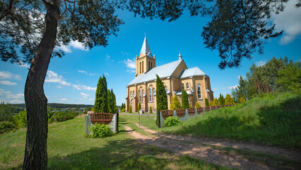 Church of the Assumption of the Blessed Virgin Mary in the village of Krasnoe, Minsk , Belarus