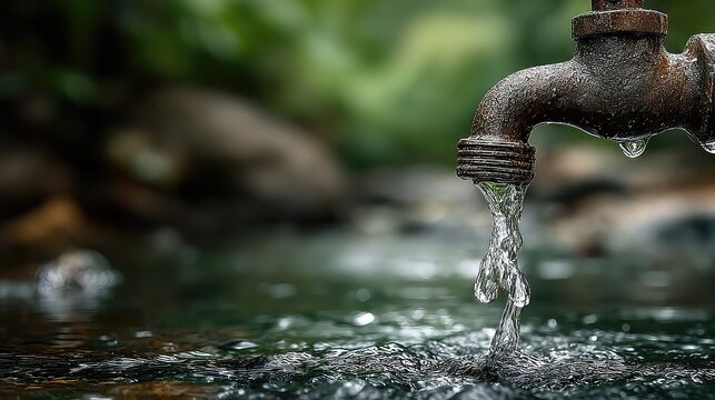 Clean water availability is threatened by climate change through altered precipitation, pollution, increased demand, and contamination, impacting health and ecosystems.