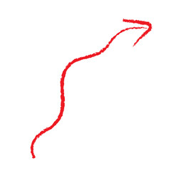 Red Swirling Upward Arrow  Growth, Progress, and Direction