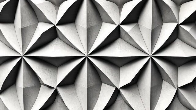 Abstract geometric pattern of repeating triangular shapes