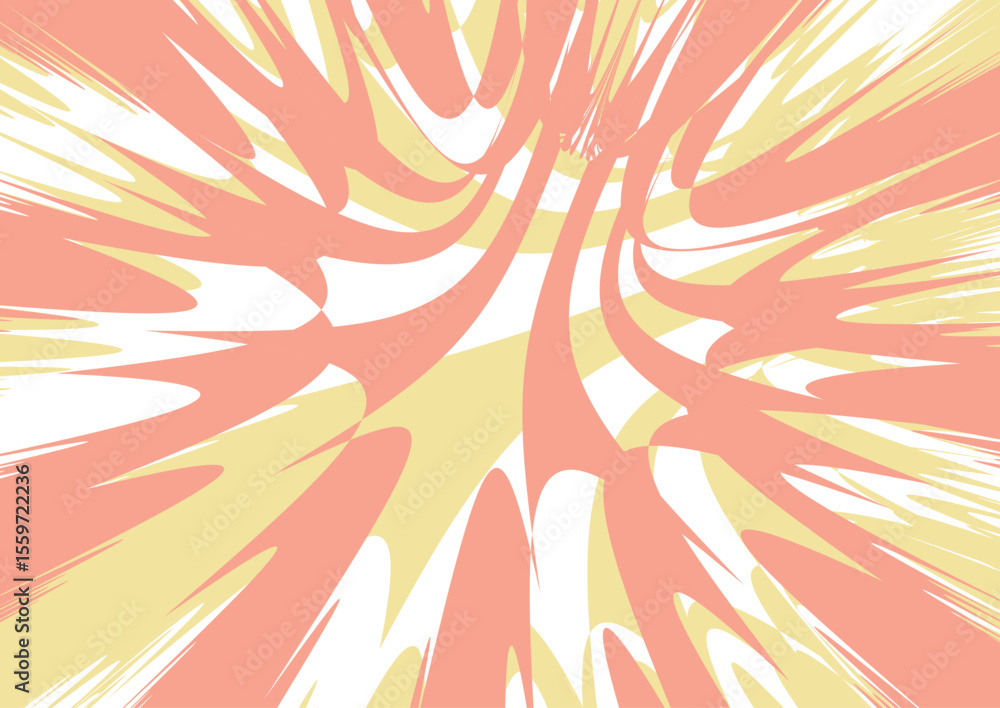 Poster abstract geometric background with dynamic lines and shapes. vector illustration
