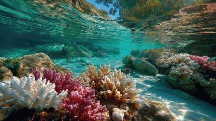 Climate change affects coastal ecosystems by increasing sea temperatures, causing coral bleaching, disrupting habitats, and threatening marine biodiversity and fisheries.